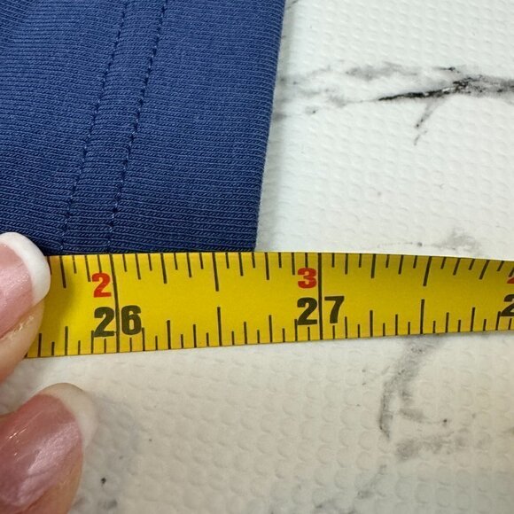 NWOT - Adidas Dark Blue Mesh leggings, Size L - Picture 7 of 8